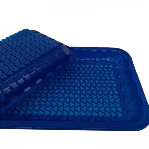 China Customized Water Absorption Disposable Plastic Tray For Seafood Meat Supermarket on sale