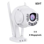 5X Zoom outdoor IP PTZ Wifi Camera 8.0MP NOVA SONY415 Metal Housing 60M IR