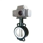 Soft Sealed Explosion Proof Electric Actuator Wafer Connection Butterfly Valve