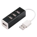 Red Black Blue Four Port Aluminum Alloy USB 2.0 Hub