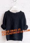 First choice elegant new knitted kids long girls pullover sweater, Appealing
