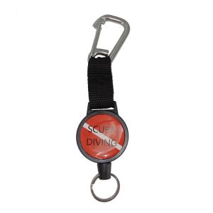 Wholesale Diving Metal Retractable Key Chain , Customized Stainless Steel Carabiner Clip from china suppliers