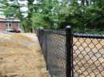 PVC balck powder coated chain wire fence 50mm x 50mm x 3.00mm