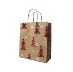 Custom Offset Printed Paper Gift Bags With Handles Biodegradable
