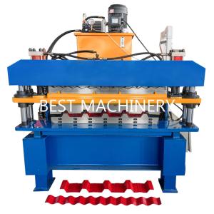 Wholesale 686mm 762mm Hydraulic Roofing Sheet Roll Forming Machine Double Layer from china suppliers