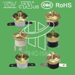 temperature cutout switch, ceramic high temperature bimetal thermostat for
