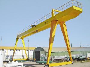 Wholesale Electric Double Girder Gantry Crane With Cab / Wireless Control from china suppliers
