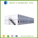 Custom-made chinese prefab steel framed container house for refugees