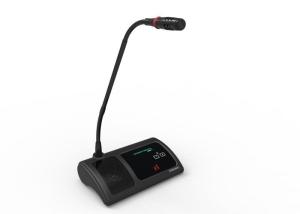 Wholesale CAT5 Wired Audio Conference Table Microphone System Digital Discussion Chairman / Delegate Unit from china suppliers