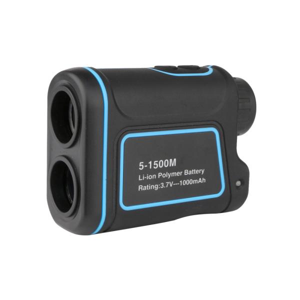 6X 25mm 5-1500m Laser Range Finder Distance Meter Telescope for Golf, Hunting ,