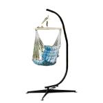 Outdoor Sturdy C Frame Solid Steel Hammock Chair Stand for Modern Design and