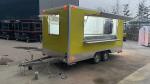 Affordable Street BBQ Food Colour Cheap Food Van Trailer Hot Dog Hamburger Pizza
