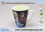 Cartoon Figures Decoration 12oz Color Changing Coffee Mugs Printed Logo