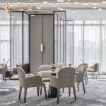 Nordic White Faux Leather Dining Chairs Set Of 4 High Back 85cm Height