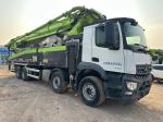 Used/second-hand 2020year Zoomlion Ready Mix Cement Boom Pump Benz Chassis 56m