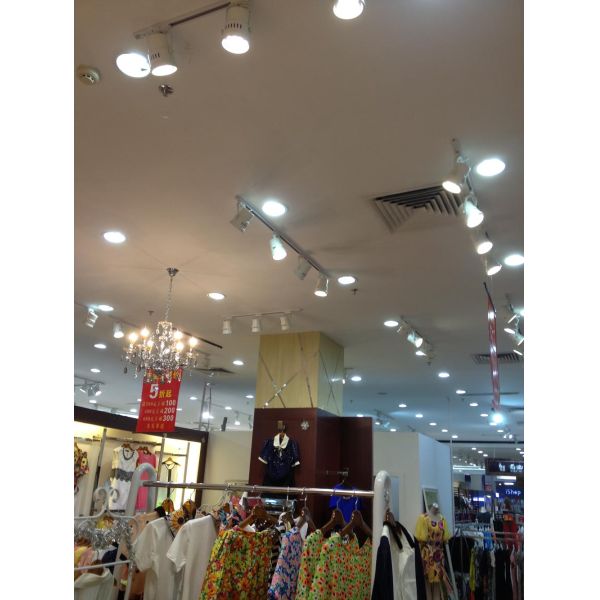 Dimmable 4000Lm 51W Bridgelux COB LED Down Light CRI90 3000K Warm White