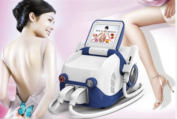 Fast hair removal machine portable shr / ipl shr laser opt painless hair removal