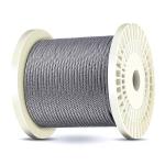 Galvanized Finish 8*19s High Carbon Sisal Core Steel Wire Rope for Elevator