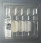 Eco-friendly PET Vial Tray For 1ml~10ml Water Injection Vials