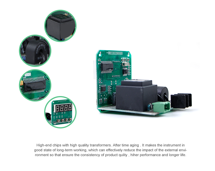 72*72 mm Single Phase LED Ampere Current Meter