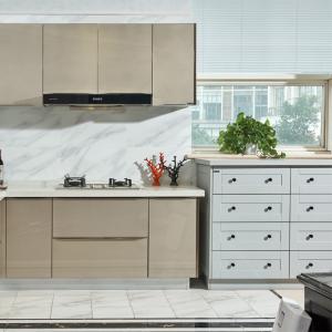 Wholesale Free Design China Made High Gloss Lacquer Painting PVC Kitchen Cabinets from china suppliers