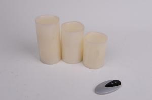 Wholesale Flameless Candles With Flickering Flame , Battery Operated Candles With Timer from china suppliers