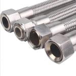 AISI 316 L Flexible Braided Metal Hose Bernini Clamp International Ames Reel