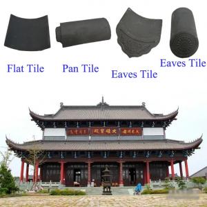 China Chinese Temple Material grey shingle roof tiles unglazed on sale