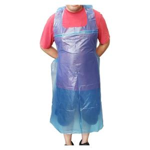 Wholesale Sleeveless Disposable CPE Plastic Aprons , Water Resistant Kitchen Apron from china suppliers