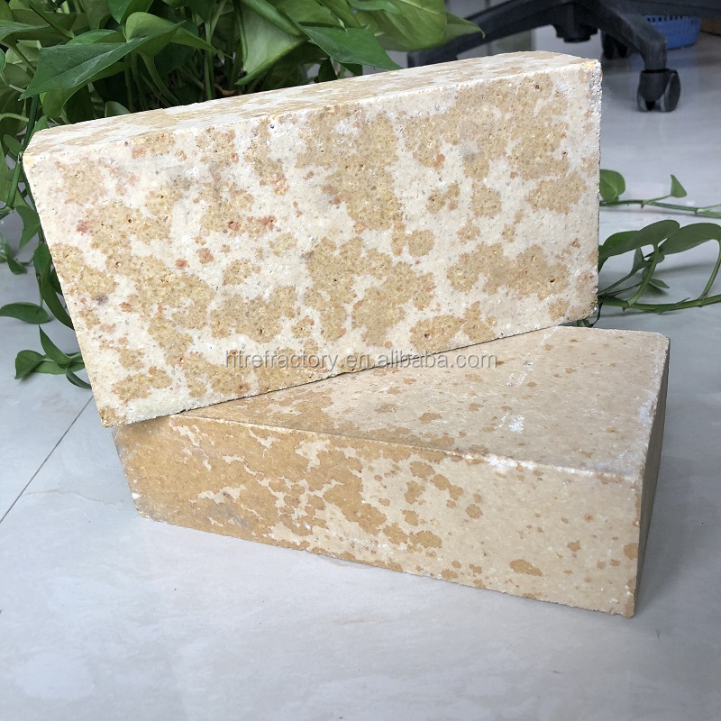 Coke Oven and Glass Kiln Used Yellow Silica Refractory Brick with SiC Content of 0.01-0.4
