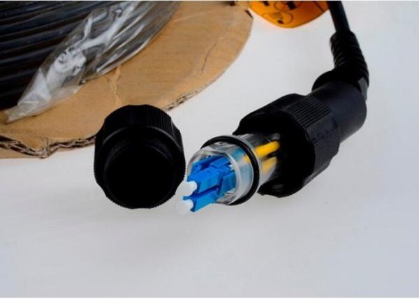 Base Station Fiber Optic Patch Cord Duplex Waterproof Outdoor Optical Fiber