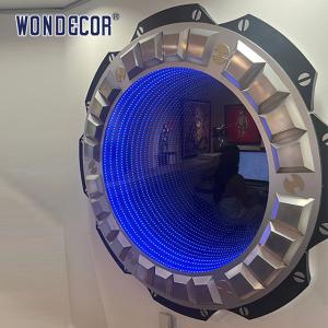 Wholesale Customized Metal Wall Art Sculpture Modern Lighting Circular Stainless Steel Decoration from china suppliers