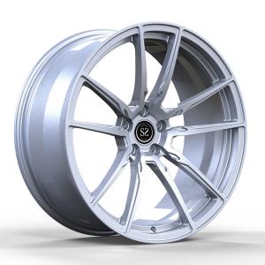 Wholesale 19x8 ET52 PCD 5x112 CB 66.6 Forged Aluminum Alloy Rims Custom Silver 1-PC from china suppliers