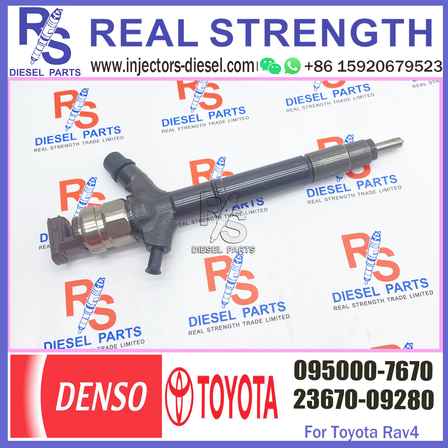 diesel fuel engine injector 095000-7670 23670-09280 for engine high pressure pump engine injection injector 095000-7670