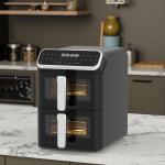 Plastic Square 1800 Watt Digital Airfryer App Controlled