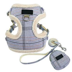 Wholesale Soft Cat Harness Collar / Cosy Dog Vest Harness And Leash Set With Cute Bags from china suppliers