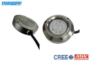 Wholesale 316 Stainless Steel Marine Underwater LED Lights For Pontoon Boats 6W / 18W from china suppliers