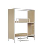 Spacious And Comfortable Dormitory Bunk Bed For Office Furniture Support