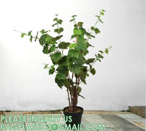 Wholesale Artificial Greenery Chain Grapes Vines Leaves Foliage Simulation Fruits for Home Room Garden Wedding Garland Outside from china suppliers
