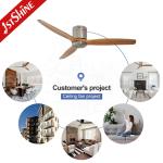 52'' Flush Mounted 2 IN 1 Ceiling Fan With / Without Light For Home