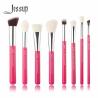 Buy cheap Rose Carmine Goat Hair Basic Makeup Brushes Set Full Face Makeup Brush Set from wholesalers