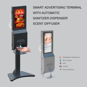 Wholesale Smart Digital Display Advertising Automatic Hand Sanitiser Dispenser from china suppliers