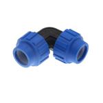 Compression Elbow Irrigation Tubing Connectors 90 Degree Pipe Fittings Impact