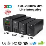 110V/120VAC 1200W 2000VA Line Interactive UPS Mini Ups For Computer