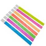 Waterproof and Adjustable Size Tyvek Paper Bracelets for Event Festival Custom