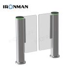 RFID Security Gate Turnstile Card Reader / ISO 9001 Glass Security Barriers