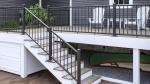 Stainless Cable Metal Stairs Balustrade Balcony Railing Aluminium Fence
