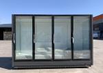 Super Market Remote Four Glass Door Display Freezer Cabinets Multideck