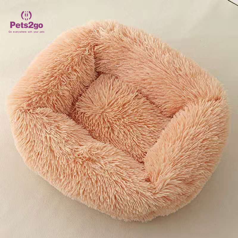 Thickened Warm 2kg Square Plush Pet Bed Mat