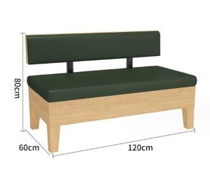 Wholesale Modern Nordic Design Solid Wood Chair PU Leather Living Room Sofa Wooden Chairs Booth for Comfortable Seating Experience from china suppliers